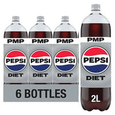 Diet Pepsi Cola Bottle PMP 2L (Case of 6)  Honesty Sales U.K